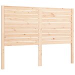 vidaXL Cadre de lit sans matelas 140x190 cm bois massif