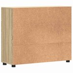 vidaXL Buffet Chêne sonoma 88.5 x 30.5 x 73 cm Bois d'ingénierie