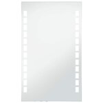 vidaXL Miroir mural à LED pour salle de bains 60x100 cm