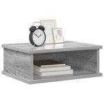 vidaXL Table de chevet 2 Pièces Gris Sonoma 40 x 31 x 15 cm