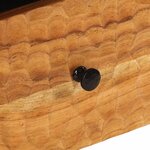 vidaXL Tables de chevet 2 Pièces 40x33x46 cm Bois d'acacia massif