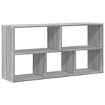 vidaXL Étagère murale sonoma gris 100x25x50 cm bois ingénierie