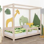 Lit cabane enfant BUNKY 90 x 160 beige