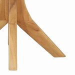 vidaXL Table basse Marron 55 x 55 x 51 cm Bois de teck solide
