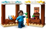 LEGO® Minecraft™ 21273 : Les Ghasts attaquent le village avec montgolfière et personnages