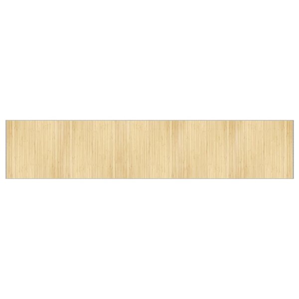 vidaXL Tapis rectangulaire naturel clair 100x1000 cm bambou