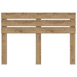 vidaXL Tête de lit Chêne artisanal 140 cm Bois d'ingénierie