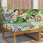 vidaXL Coussin de canapé d'extérieur 2 Pièces coloré Polyester