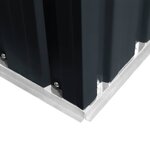 vidaXL Abri de jardin Anthracite Acier