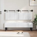 vidaXL Tête de lit suspendue Tissu