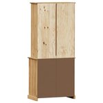 vidaXL Buffet haut VIGO 78x40x175 cm bois massif de pin
