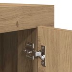 vidaXL Meuble TV Chêne artisanal 102 x 35 x 45 cm Bois d'ingénierie