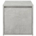 VidaXL Tiroir boîte Gris béton 40 5x40x40 cm Bois d'ingénierie