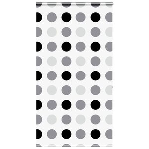 vidaXL Store enrouleur de douche avec cassette largeur du tissu 116 cm