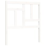 vidaXL Cadre de lit sans matelas blanc 90x200 cm bois massif