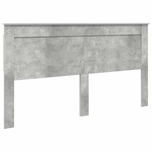 vidaXL Tête de lit Gris béton 200 cm Bois d'ingénierie
