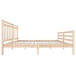 vidaXL Cadre de lit Bois massif 200x200 cm