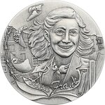Pièce de monnaie en Argent 2 Dollars g 31.1 (1 oz) Millésime 2025 ANNE FRANK
