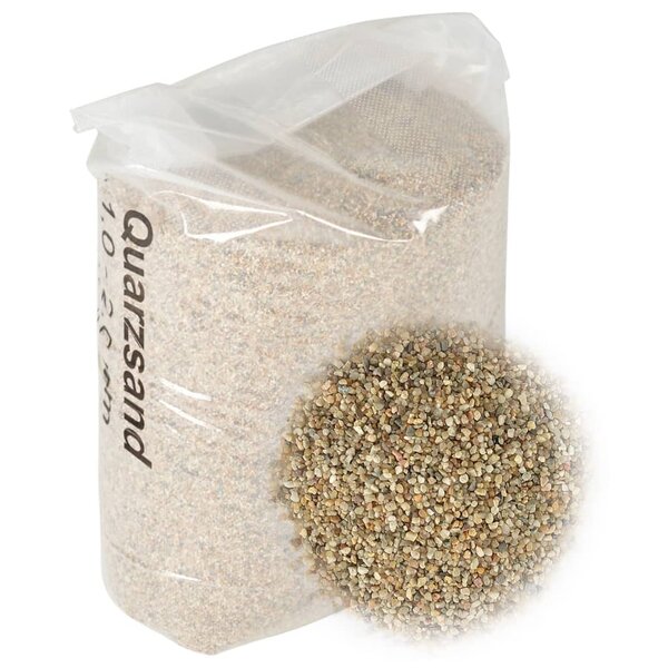 vidaXL Sable filtrant 25 kg 1 0-2 0 mm