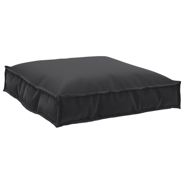 vidaXL Coussin de palette pour siège noir 70 x 70 x 12 cm  tissu oxford.
