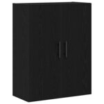 vidaXL Meuble mural Chêne noir 69 5 x 34 x 90 cm Bois d'ingénierie