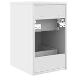 vidaXL Meuble de Salle de Bain In-between Blanc 30 x 41 x 50 cm