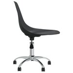 vidaXL Chaises pivotantes à manger lot de 2 gris clair PP