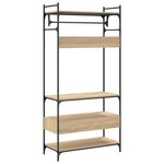 VidaXL Armoire à tiroirs chêne sonoma 89x39x184 5 cm bois d'ingénierie