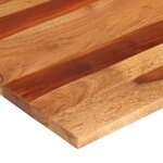 vidaXL Dessus de table bois massif d'acacia 25-27 mm 80x80 cm