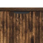 vidaXL Buffet Chêne fumé 79 5 x 33 x 82 cm Bois d'ingénierie