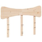 vidaXL Tête de lit 135 cm bois massif de pin