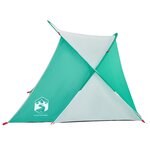 vidaXL Tente de plage vert d'eau escamotable imperméable