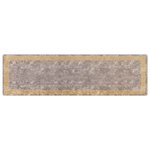 vidaXL Coureur de Tapis MARSA Gris 100 x 350 cm Polyester et PVC