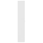 vidaXL Armoire de bureau Blanc 60 x 32 x 190 cm Bois d'ingénierie
