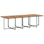 vidaXL Ensemble à manger de jardin avec coussins 13 Pièces résine tressée