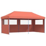 vidaXL Tente de fête 292 x 580 x 315 cm Terre cuite Tissu Oxford