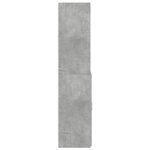 vidaXL Buffet haut gris béton 80x42 5x185 cm bois d'ingénierie