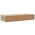 vidaXL Étagères à tiroirs murales 2 Pièces gris 60x23 5x10 cm MDF
