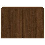 vidaXL Meuble TV mural chêne marron 60x30x41 cm