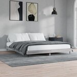 vidaXL Cadre de lit sonoma gris 200x200 cm bois d'ingénierie