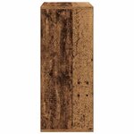 vidaXL Bibliothèque vieux bois 60x30x71 5 cm bois d'ingénierie
