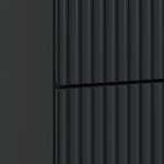 vidaXL Cabinet de chevet Noir 62 x 34 5 x 47 5 cm Bois d'ingénierie