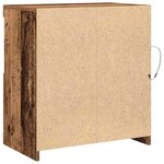 vidaXL Buffet Marron 60 x 37 x 67 cm Bois d'ingénierie