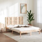 vidaXL Cadre de lit Bois de pin massif 140x200 cm