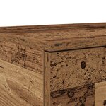Tiroirs de lit vidaXL en vieux bois 200x36 5x16 5 cm en bois agencé