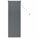 vidaXL Store de Fenêtre Gris foncé 80 x 130 cm Aluminium