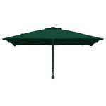 vidaXL Parasol de jardin Vert 248.5 x 247.5 x 160 cm tissu