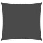 vidaXL Voile de parasol tissu oxford rectangulaire 2 5x3 m anthracite