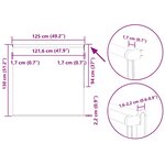 vidaXL Store enrouleur occultant largeur du tissu 121 6 cm polyester