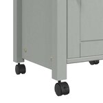 vidaXL Chariot de cuisine MONZA 48x40x88 5 cm bois massif de pin